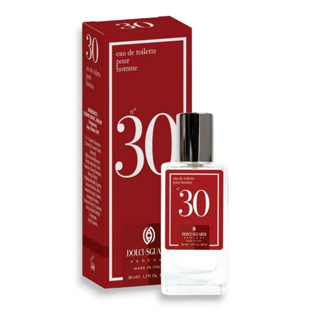 PROFUMO CORPO EAU DE TOILETTE PER UOMO N°30 DA 50ML FRAGRANZA MASCHILE SOFISTICATA 005786 - 2