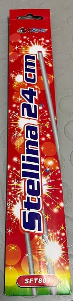 KIT DA 10PZ DI STELLE STELLINE MAGICHE DA 24 CM CANDELINE SCINTILLANTI PER FESTE EVENTI - 2