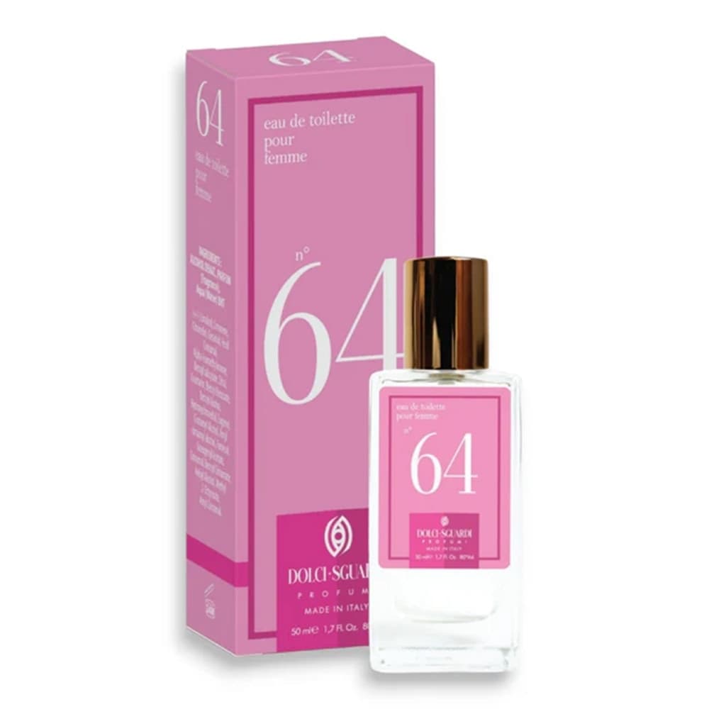 PROFUMO CORPO EAU DE TOILETTE DA DONNA N°64 DA 50ML FRAGRANZA LUMINOSA FRIZZANTE 005984 - 2