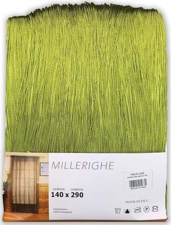 TENDA MILLERIGHE A FILI SFUMATI 140 X 290 CM PER INTERNI DIVISORIA DECORATIVA - 21