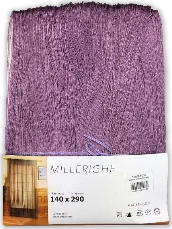 TENDA MILLERIGHE A FILI SFUMATI 140 X 290 CM PER INTERNI DIVISORIA DECORATIVA - 23