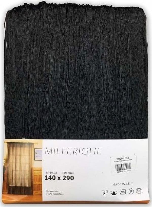 TENDA MILLERIGHE A FILI SFUMATI 140 X 290 CM PER INTERNI DIVISORIA DECORATIVA - 22
