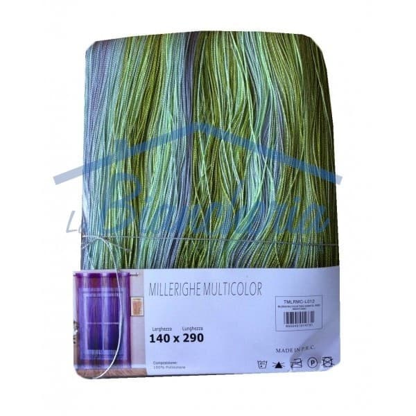 TENDA MILLERIGHE A FILI SFUMATI 140 X 290 CM PER INTERNI DIVISORIA DECORATIVA - 4