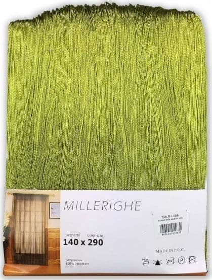 TENDA MILLERIGHE A FILI SFUMATI 140 X 290 CM PER INTERNI DIVISORIA DECORATIVA - 9