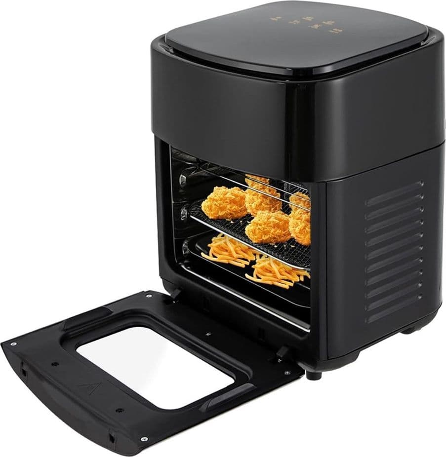 FRIGGITRICE AD ARIA MULTIFUNZIONE FORNO 15LT SENZA OLIO CESTELLO ANTIADERENTE 10 PROGRAMMI - 8