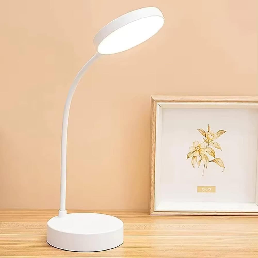 LAMPADA DA SCRIVANIA LUCE NOTTURNA TAVOLO A LED RICARICABILE BRACCIO FLESSIBILE Q-LED529 - 5