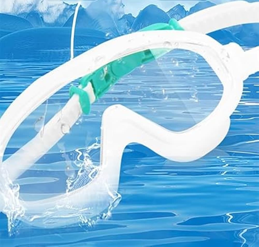 OCCHIALI MASCHERA NUOTO UNISEX ANTIAPPANNAMENTO IMPERMEABILI CON FIBBIA POSTERIORE 618443 - 5