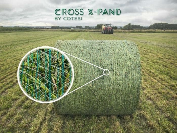 Rete per rotopressa Cotesi Cross X-Pand 123cm x 2000m - 5