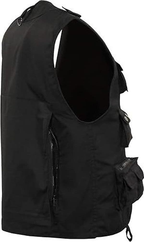 Gilet nero robusto Canadian per adulti - 2