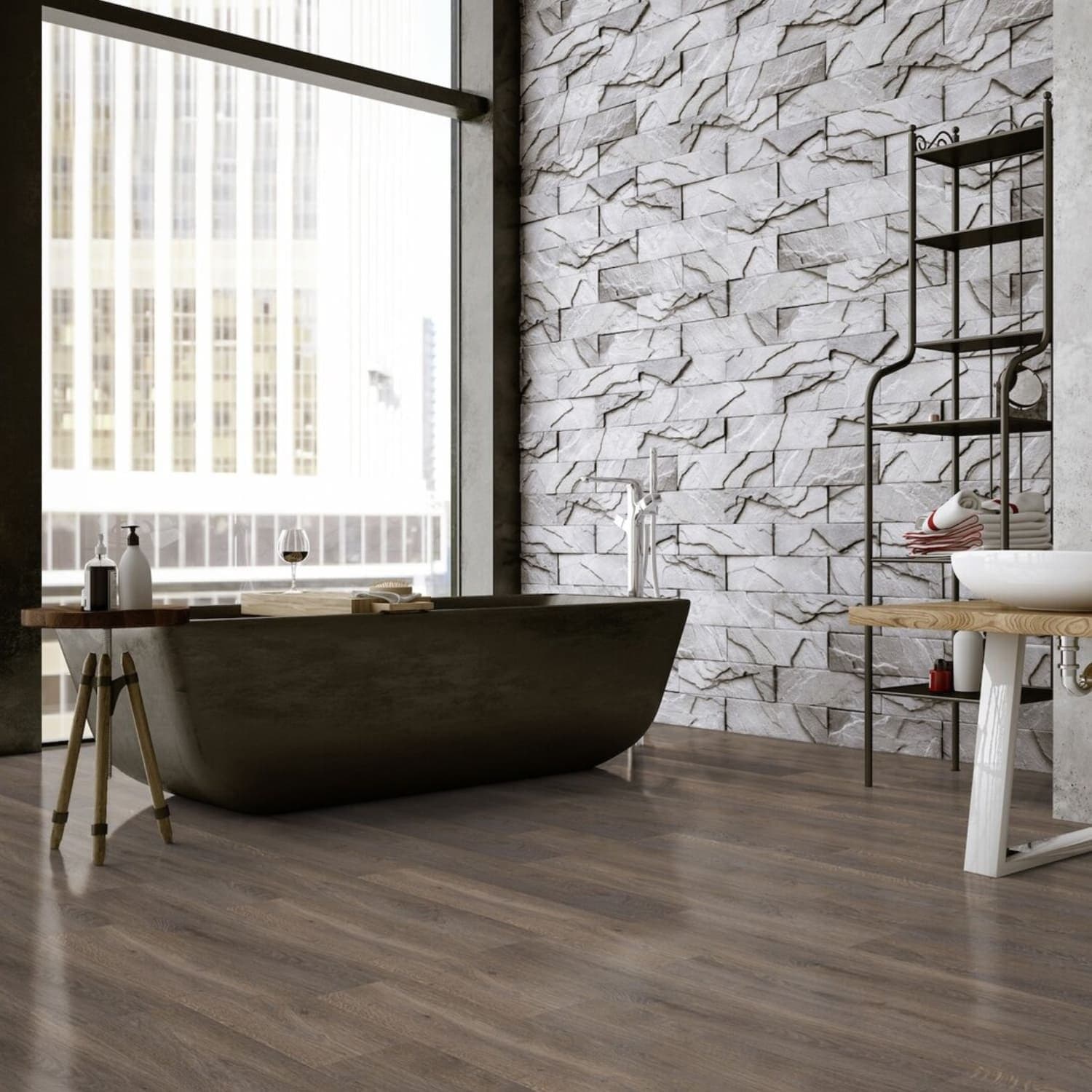 Pavimento PVC Adesivo Effetto Legno - Listoni 15,2 x 91,4 cm - Spessore 2.0 mm Confezione 2.20mq - 22