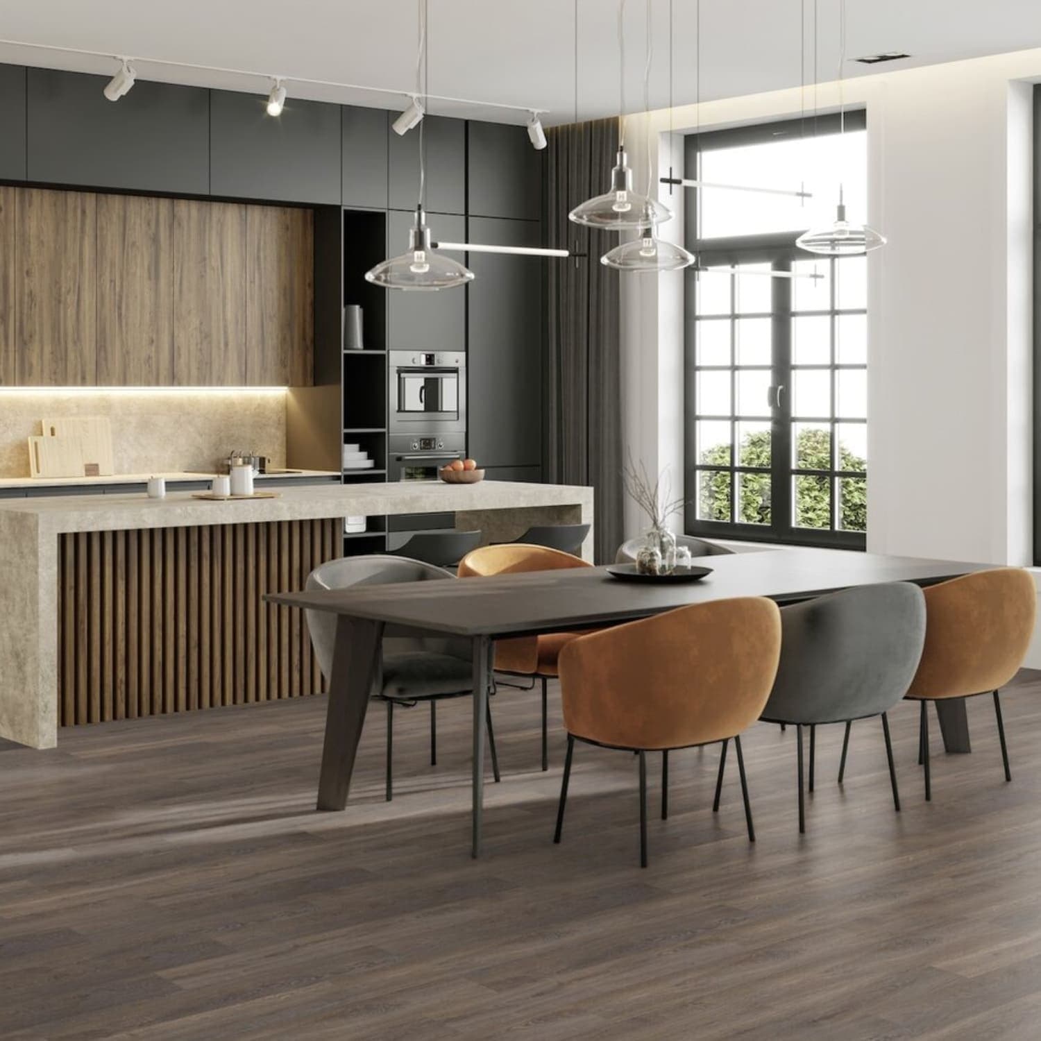 Pavimento PVC Adesivo Effetto Legno - Listoni 15,2 x 91,4 cm - Spessore 2.0 mm Confezione 2.20mq - 23