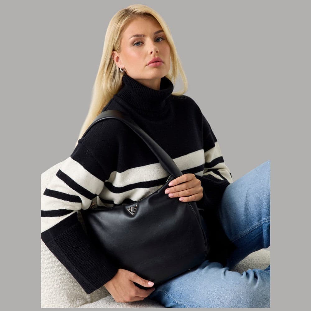 Guess borsa Hobo nera SUNETRA HWNG75 34020 BLA in Borse a tracolla Prodotti di Classe - Nocera Superiore, commercioVirtuoso.it