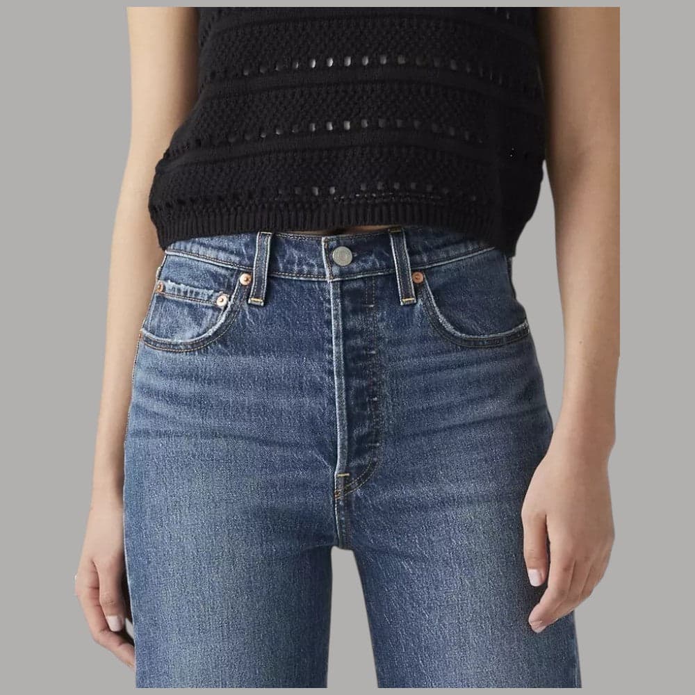 Levi's jeans Ribcage Straight alla Caviglia 726930218 in Jeans Prodotti di Classe - Nocera Superiore, commercioVirtuoso.it