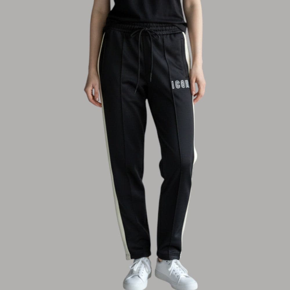ICON pantalone jogger nero con bandina ICDF2W6P004 - 5