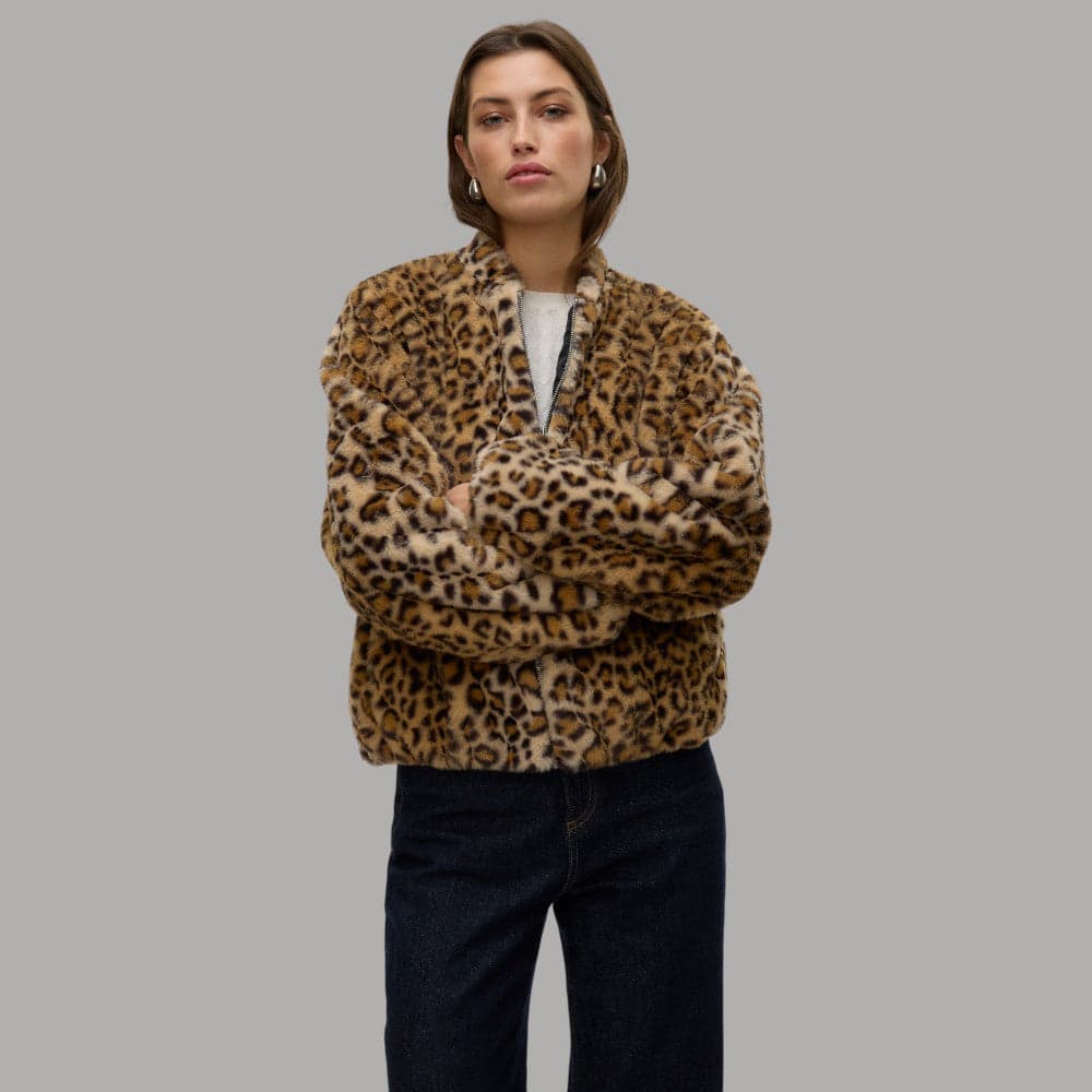Vero Moda eco pelliccia maculata SONJALIGA 10331290 - 7