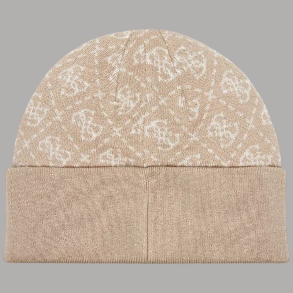 Guess berretto beige con logo 4G M5BZ18 Z0442 FNIF - 3