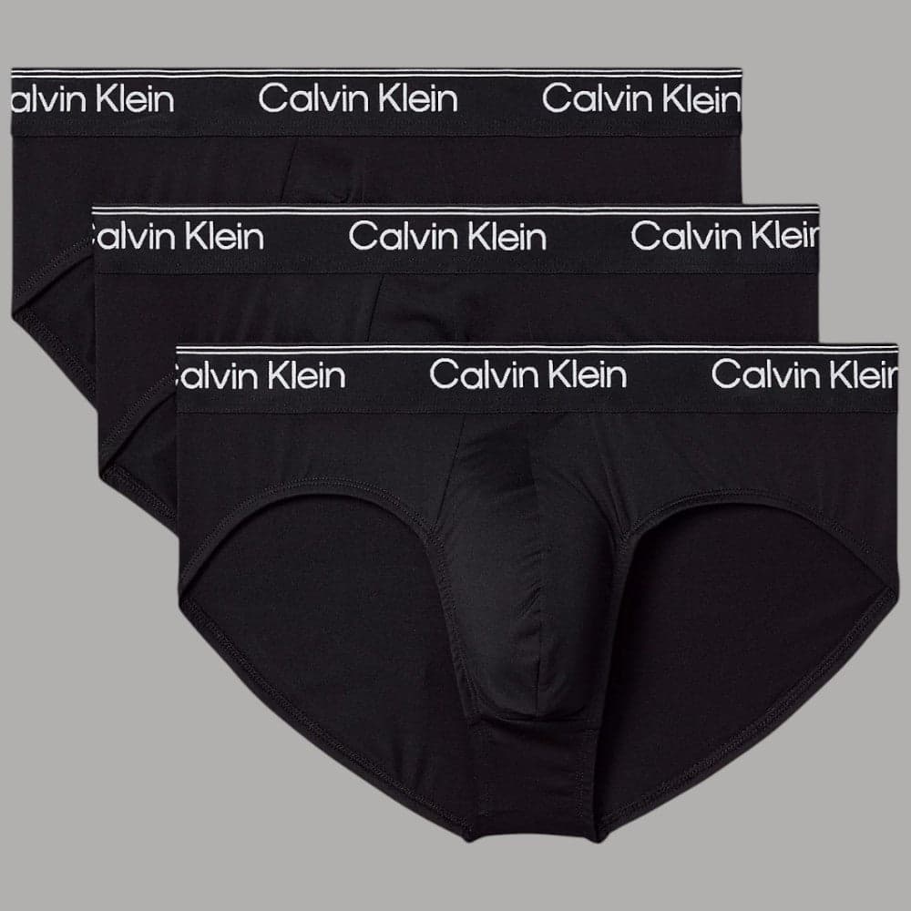 Calvin Klein pack 3 slip neri LV00NB4408-UB1 - 7