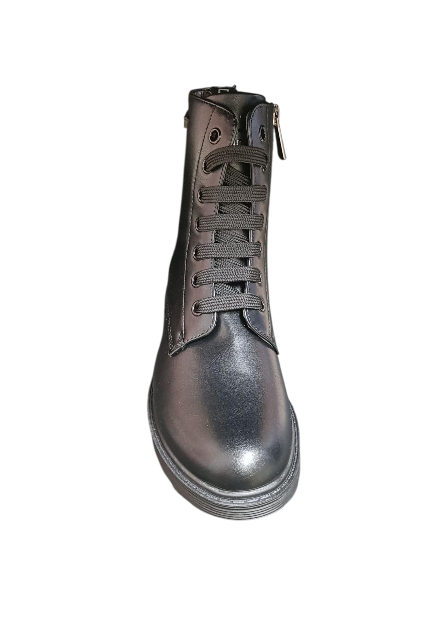 Scarpe anfibio Bambini e ragazzi cult MARTIN nero laccio e zip laterale in Ballerine Scarpetteria Gica - Trani, commercioVirtuoso.it