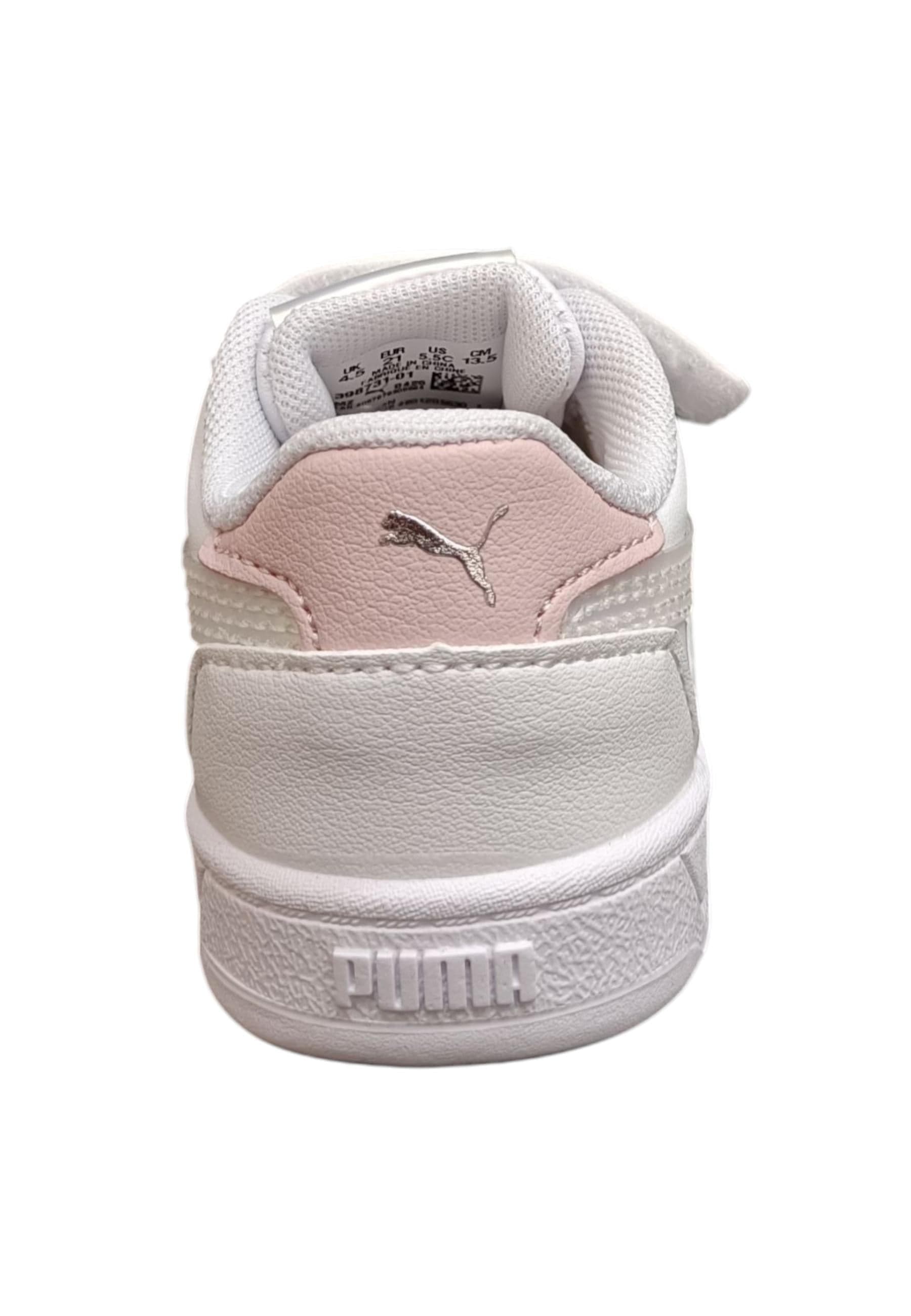 Scarpe sneakers Bambini e ragazzi PUMA CAVEN  bianco-cangiante laccio elastico e velcro in Ballerine Scarpetteria Gica - Trani, commercioVirtuoso.it