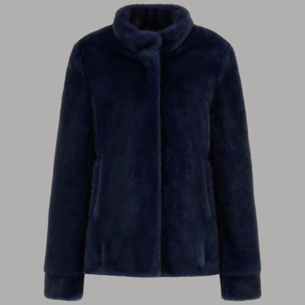 Guess eco pelliccia blu Luna W5BL64 W3920 G7J6 - 5