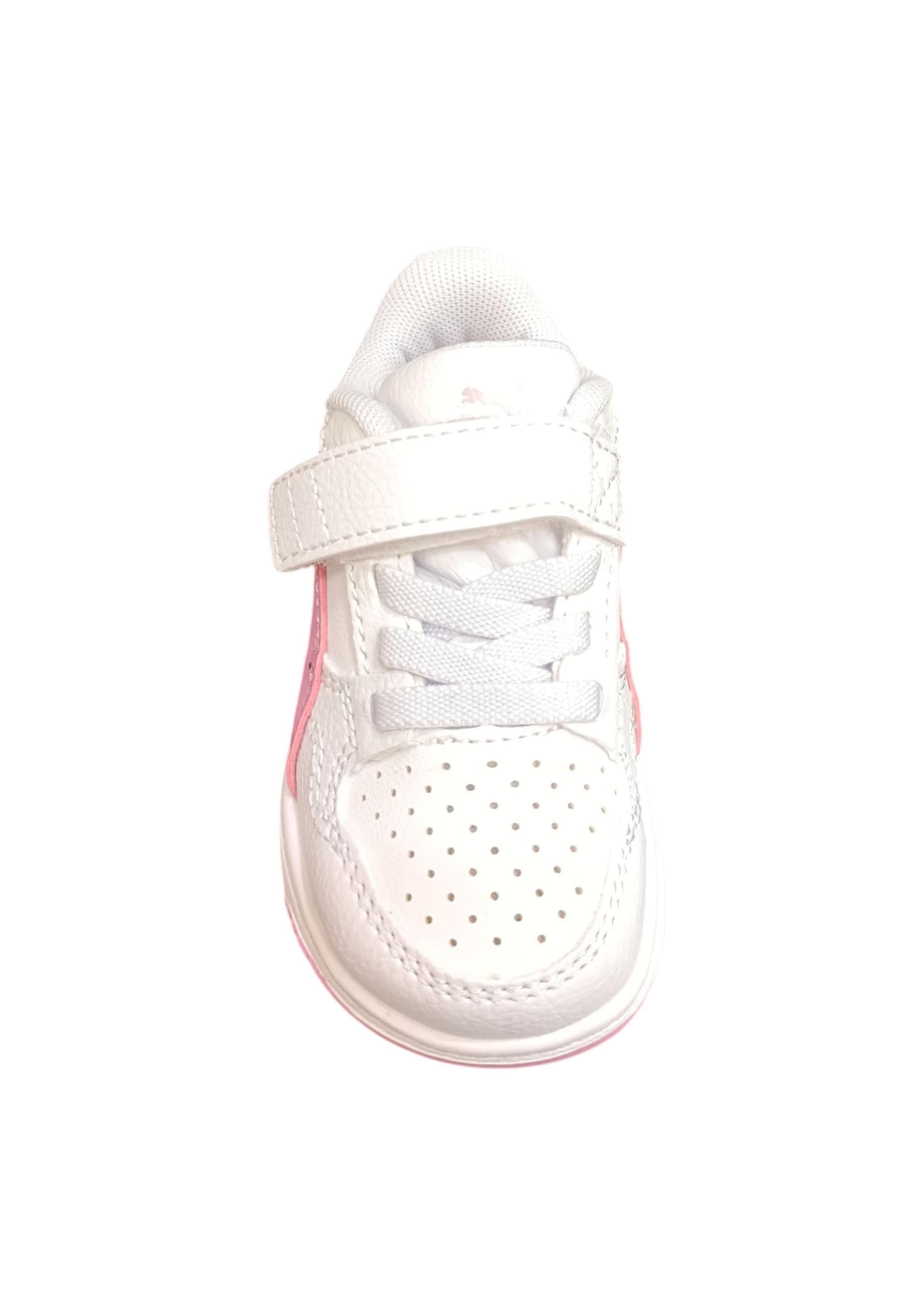Scarpe sneakers Bambine e ragazze PUMA REBOUND  bianco-rosa laccio elastico e velcro in Ballerine Scarpetteria Gica - Trani, commercioVirtuoso.it
