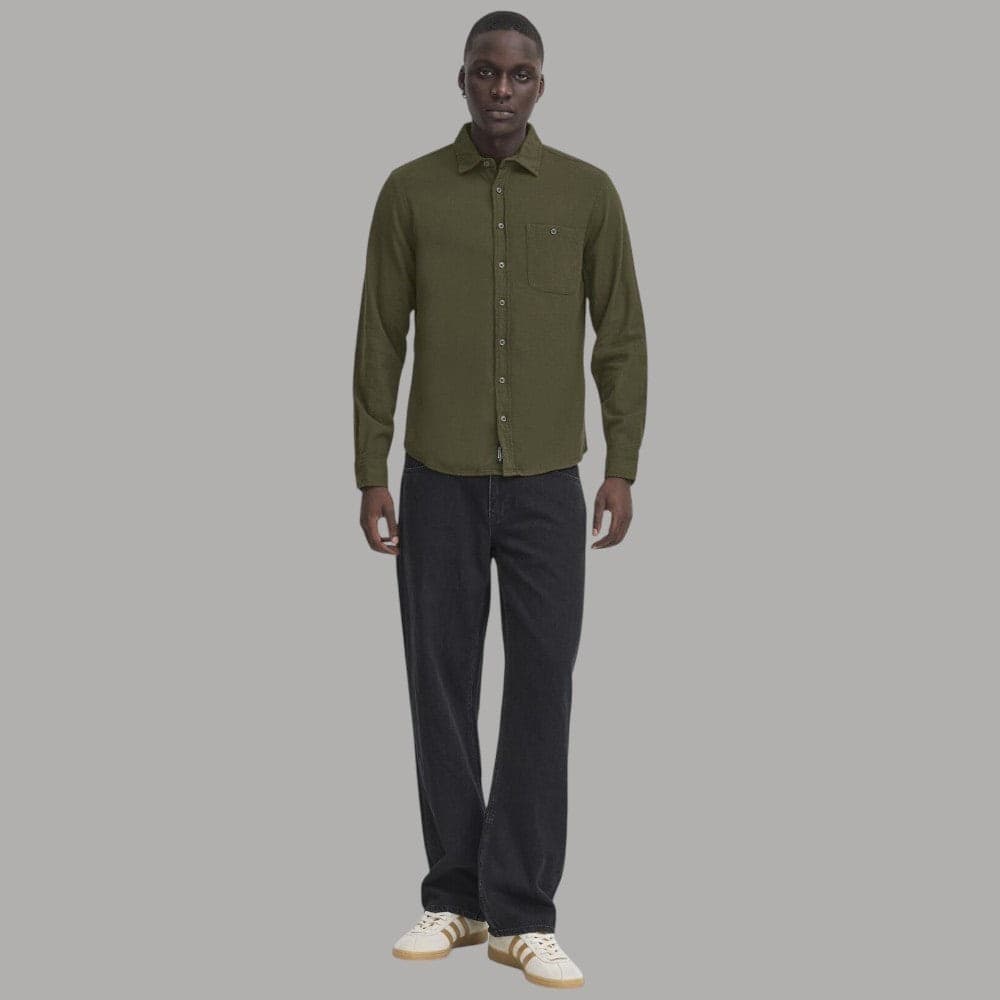 Blend camicia verde in caldo cotone BENT 20718445 in Camicie casual Prodotti di Classe - Nocera Superiore, commercioVirtuoso.it