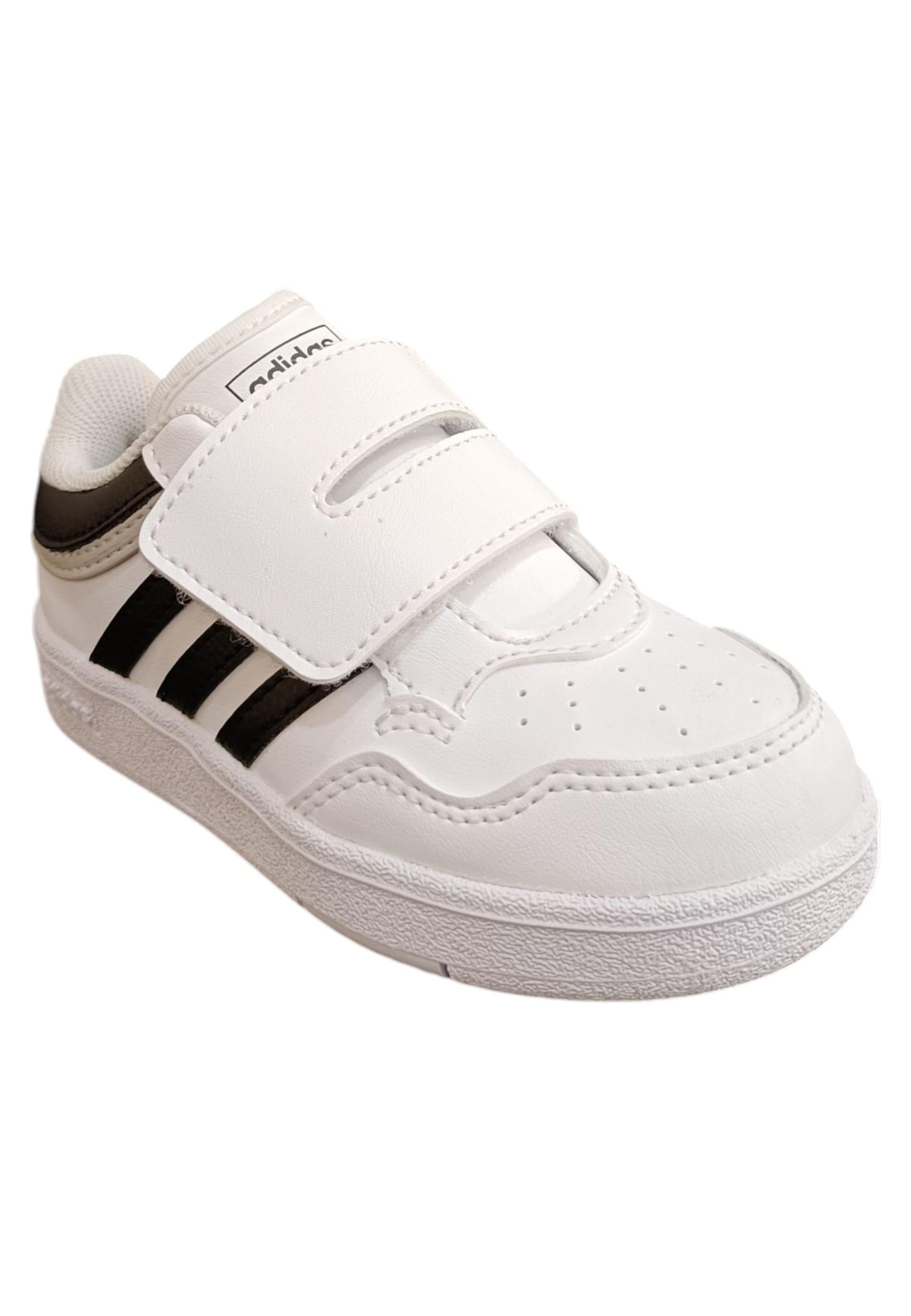 sarpe sneakers Bambini e ragazzi adidas hoops  bianco-nero velcro in Sneaker casual Scarpetteria Gica - Trani, commercioVirtuoso.it