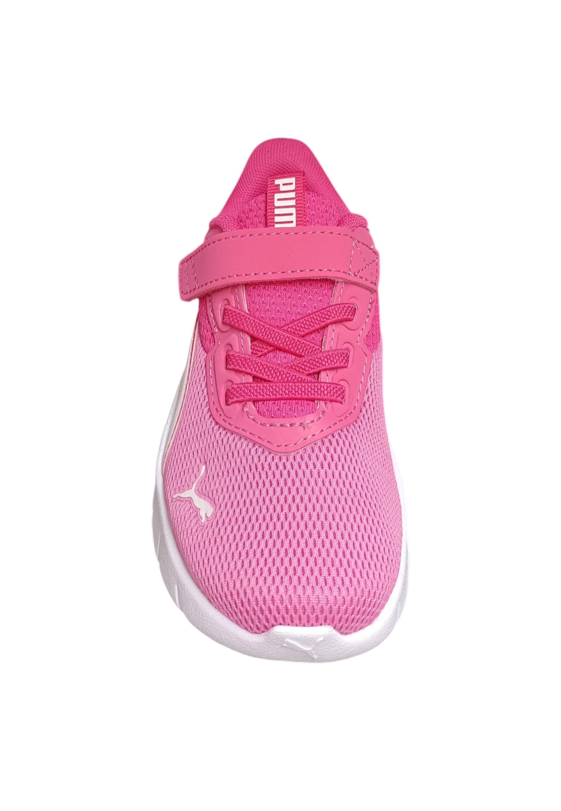 Scarpe sneakers Bambine e ragazze PUMA FLEX FOCUS  rosa-bianco laccio elastico e velcro in Ballerine Scarpetteria Gica - Trani, commercioVirtuoso.it