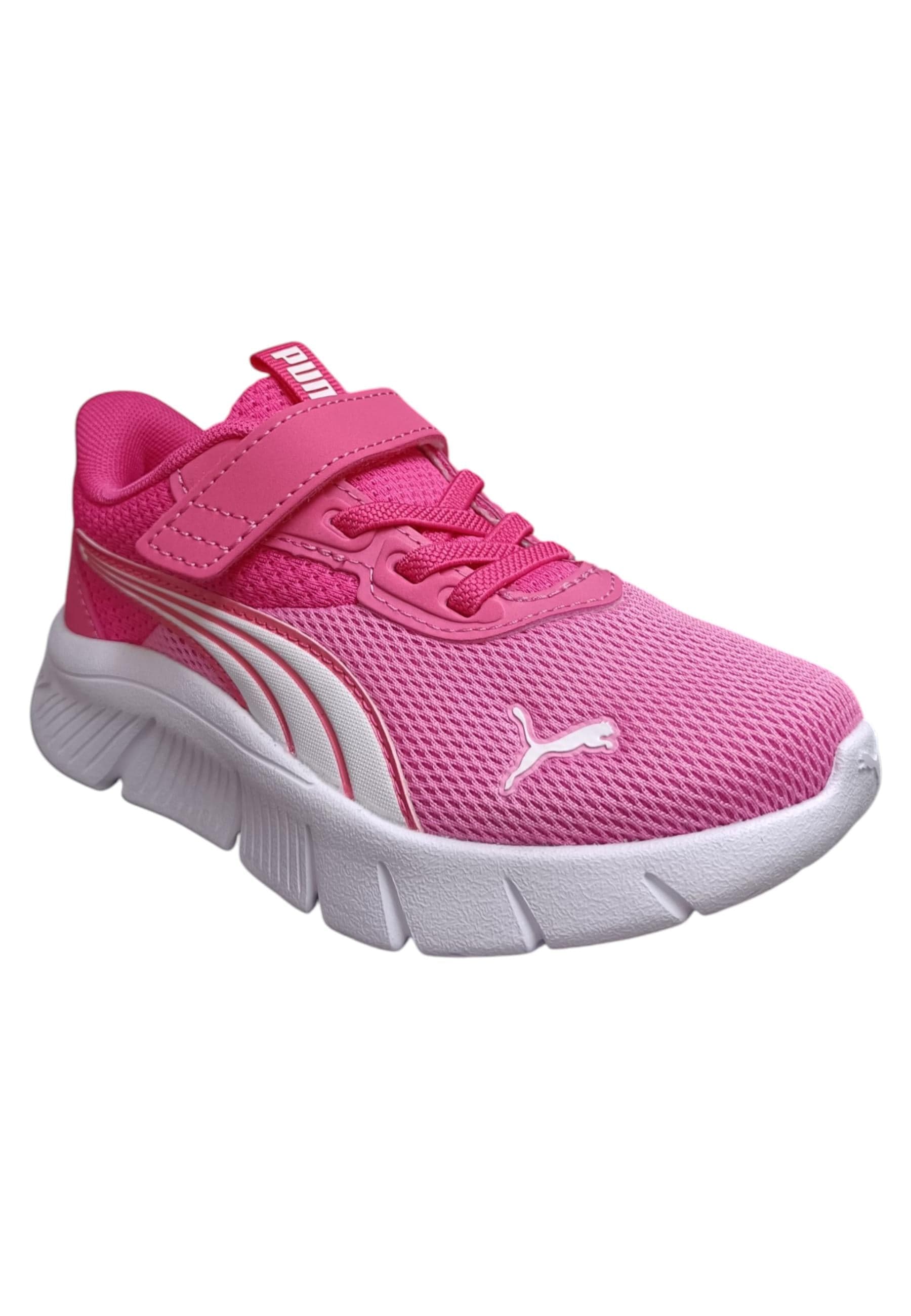 Scarpe sneakers Bambine e ragazze PUMA FLEX FOCUS  rosa-bianco laccio elastico e velcro in Ballerine Scarpetteria Gica - Trani, commercioVirtuoso.it