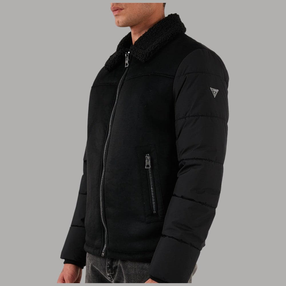 Guess giacca eco montone nero M5BL79 W2292 JBLK in Giacche Prodotti di Classe - Nocera Superiore, commercioVirtuoso.it