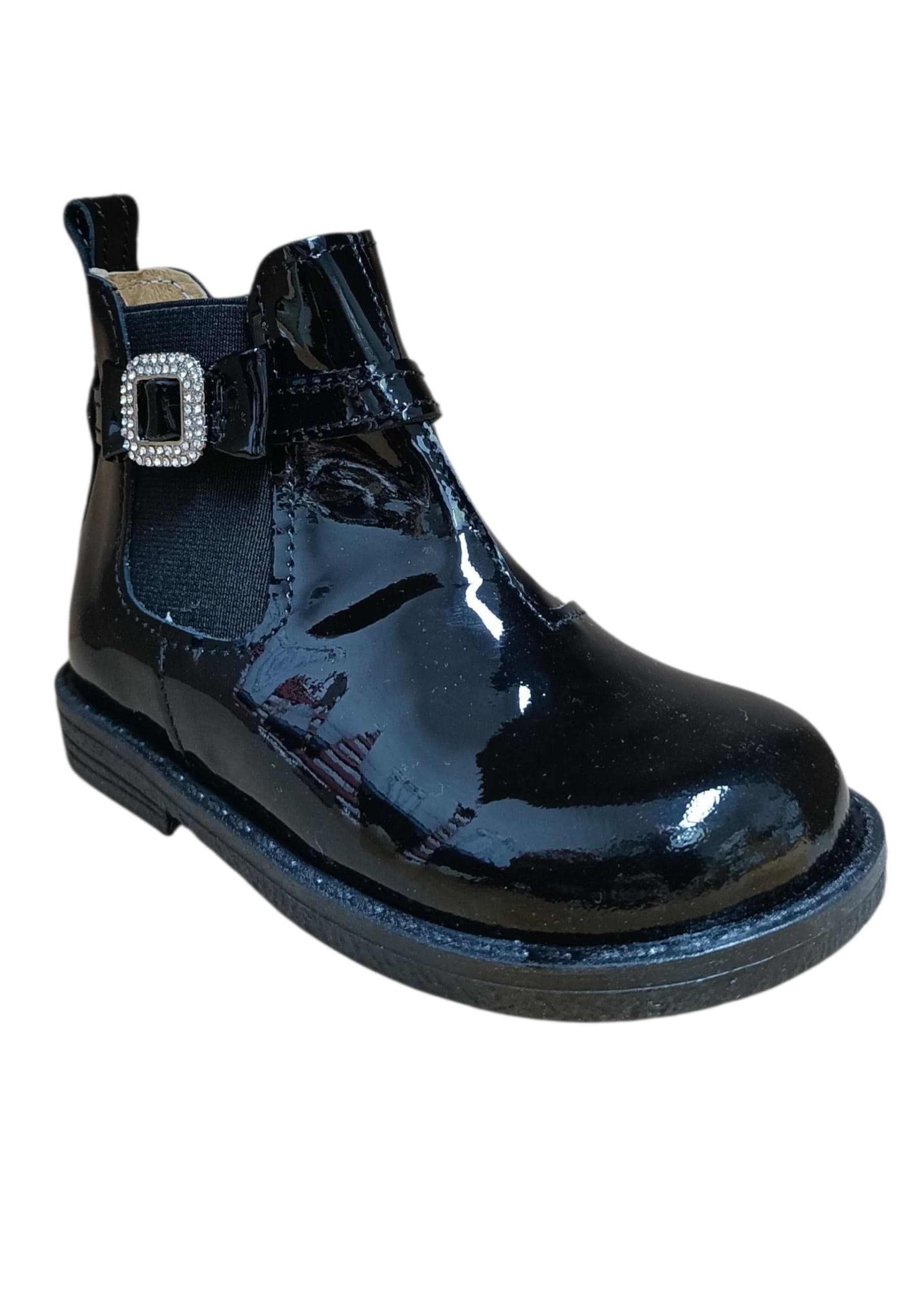 Stivaletti bambina Platis Martin nero pelle - Stile classico con zip laterale in Ballerine Scarpetteria Gica - Trani, commercioVirtuoso.it