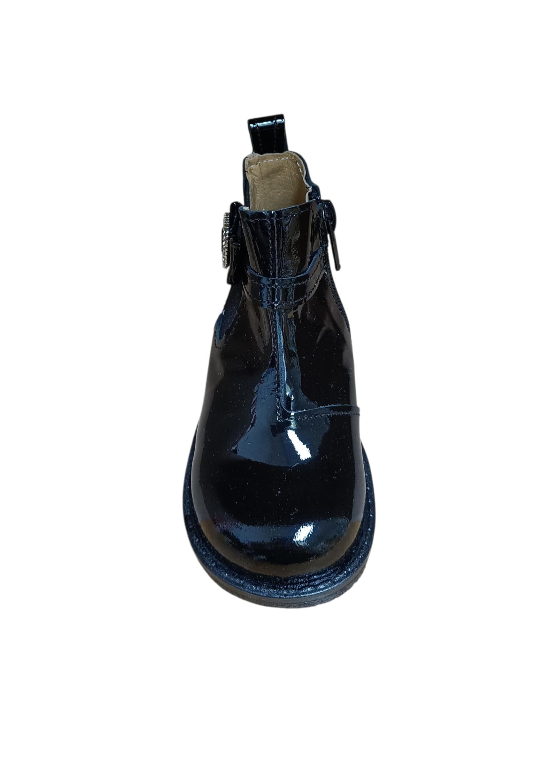 Stivaletti bambina Platis Martin nero pelle - Stile classico con zip laterale in Ballerine Scarpetteria Gica - Trani, commercioVirtuoso.it