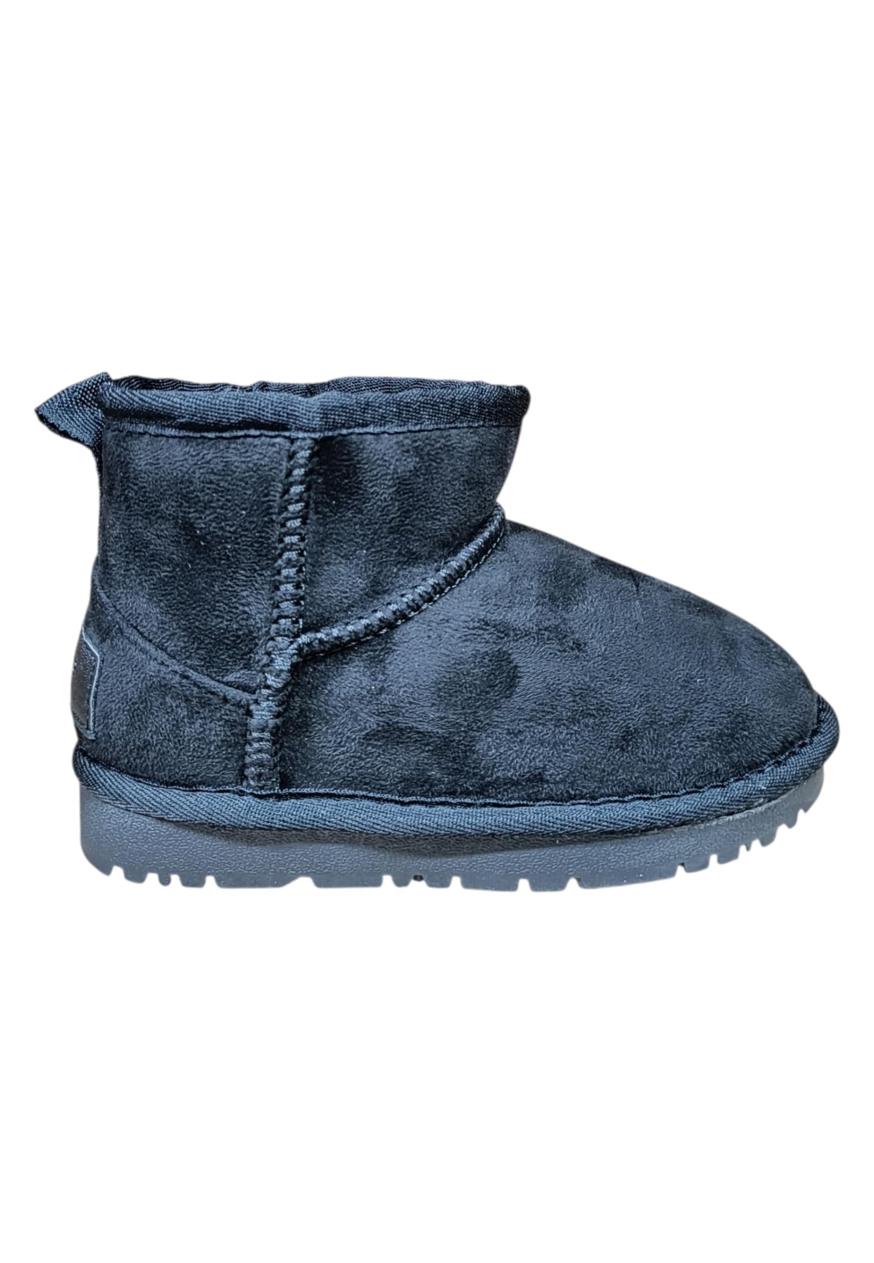 Stivaletti bambina Gioseppo Esko nero suede - Stile caldo con elastico - 6