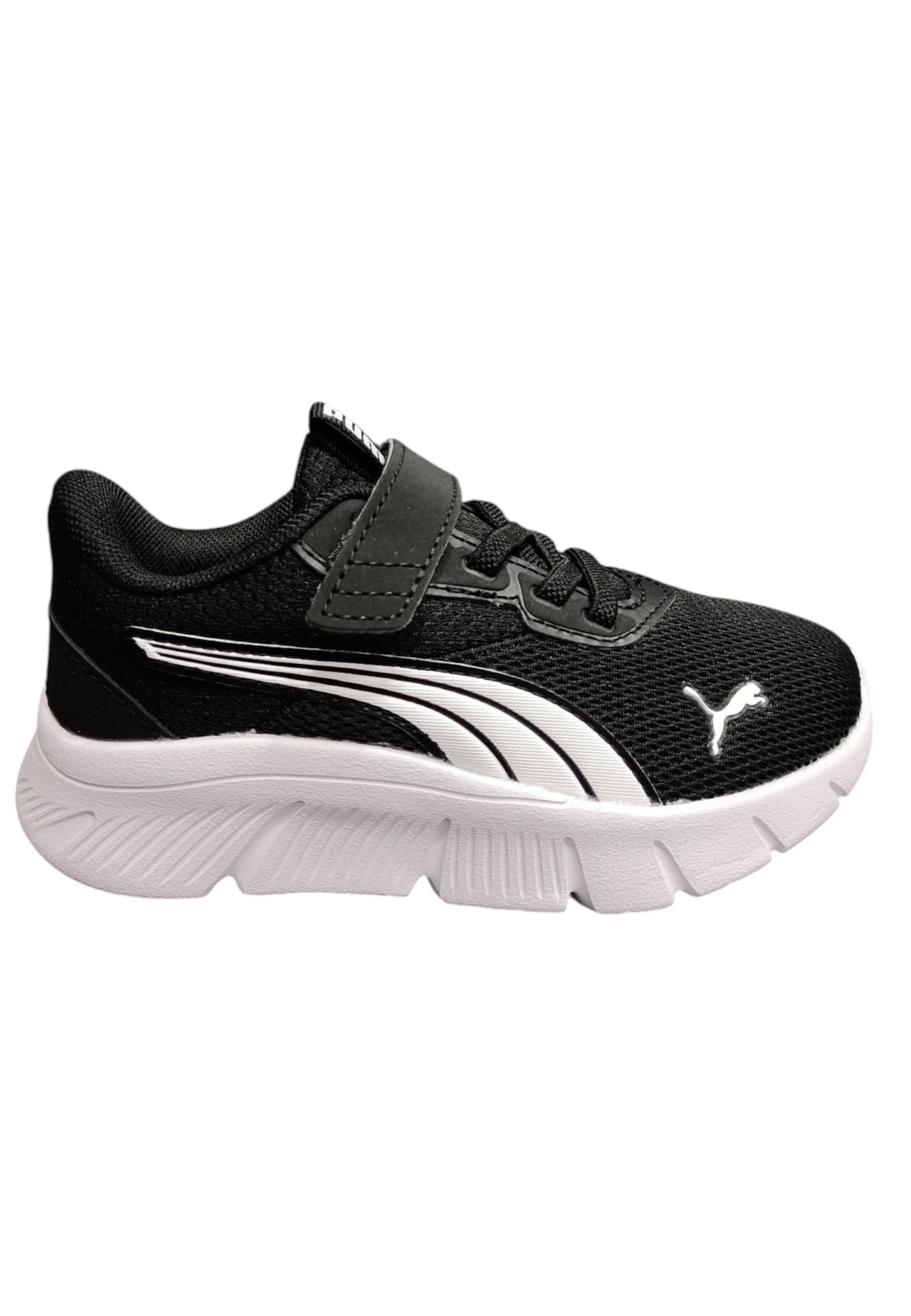 Sneakers bambino Puma Flex Focus nero bianco tessuto - Leggerezza sportiva con chiusura pratica in Ballerine Scarpetteria Gica - Trani, commercioVirtuoso.it