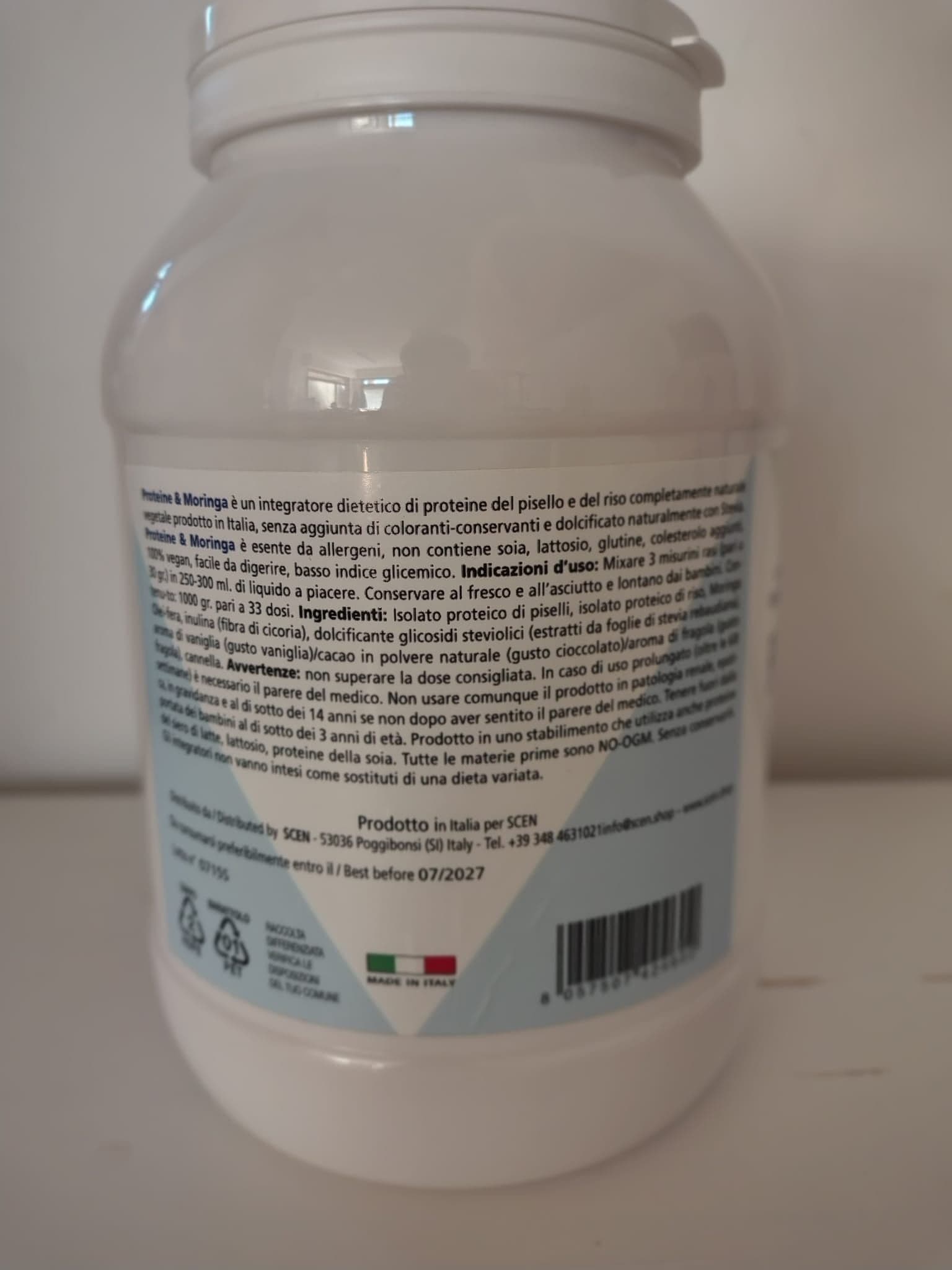 Proteine&Moringa - Raw Vegan 80% - Vaniglia in 7 Keto DHEA Scen Scientific and Natural - Poggibonsi, commercioVirtuoso.it