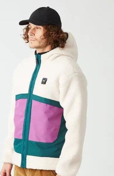 Pile Picture Pmbton Zip White in Felpe con cappuccio Glad Store - Genova, commercioVirtuoso.it