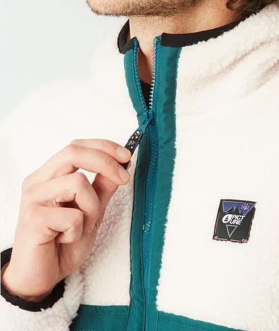 Pile Picture Pmbton Zip White in Felpe con cappuccio Glad Store - Genova, commercioVirtuoso.it