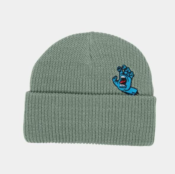 Beanie Santa Cruz Screaming Hand verde - 2