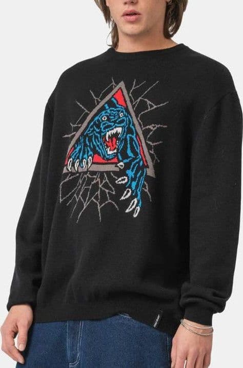 Maglione Santa Cruz Natas Phanter Black - 3