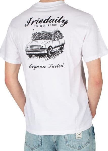T-shirt Iriedaily Organic Fueled White in T-shirt Glad Store - Genova, commercioVirtuoso.it