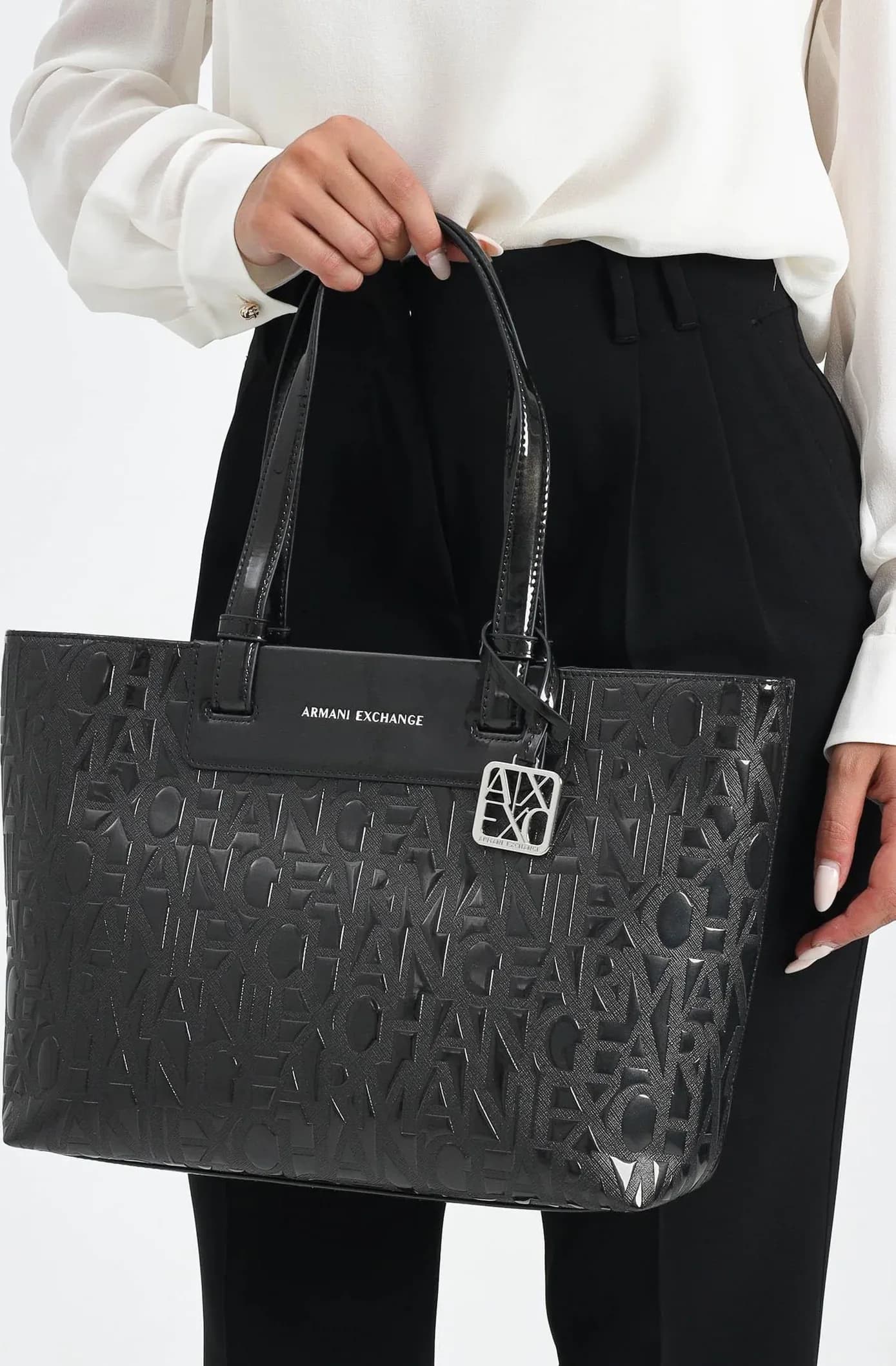 ARMANI EXCHANGE Shopping Black art. XW001481AF17290 in Borse Tote Bilello Shop - San Giovanni in Fiore, commercioVirtuoso.it