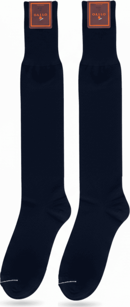 Calze Lunghe Uomo Gallo - Blu Tinta Unita - Eleganti