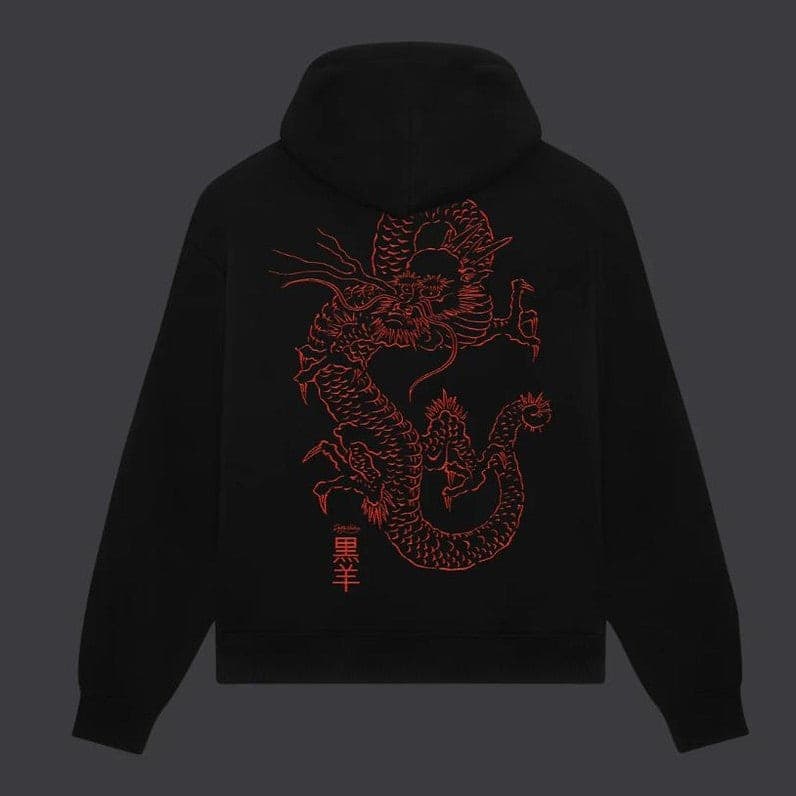 Felpa Dolly Noire Tatsu Hood Black in Felpe con cappuccio Glad Store - Genova, commercioVirtuoso.it