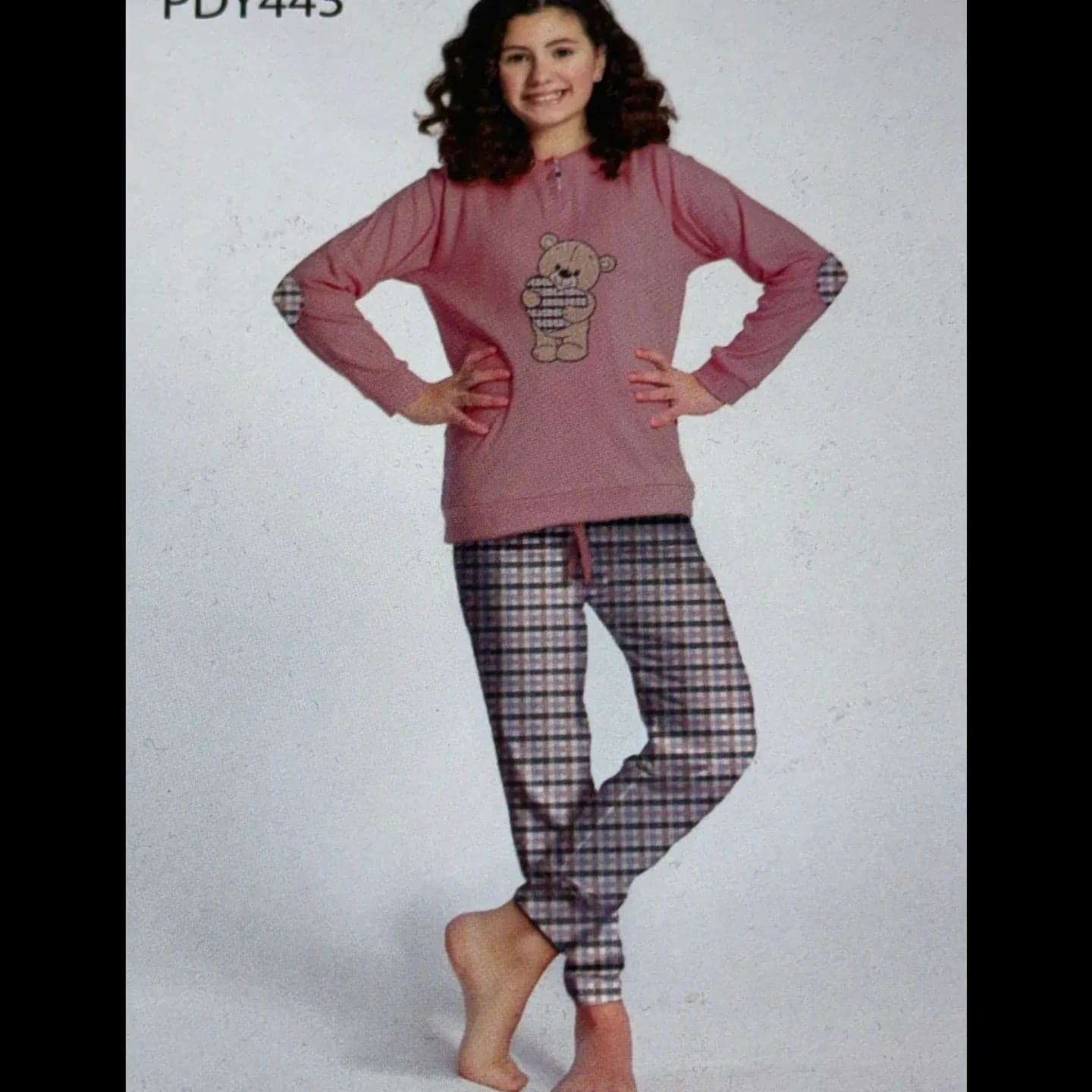Pigiama Ragazza Milk and Honey Adela in Cotone Interlock – Made in Italy - 2