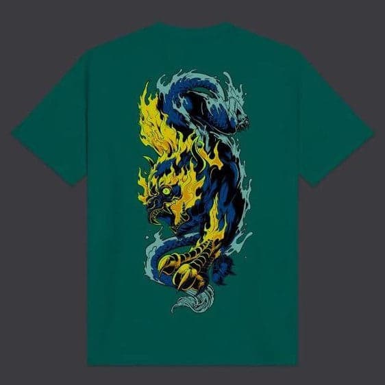T-shirt Dolly Noire Akuma verde - 3