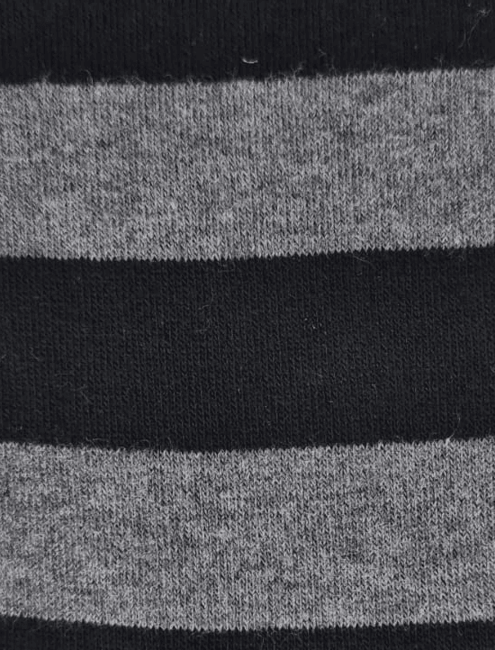 Calze Lunghe Uomo Gallo - Fantasia Strisce Grigio Nero - Cotone Premium Made in Italy in Calze Couture - Sestu, commercioVirtuoso.it