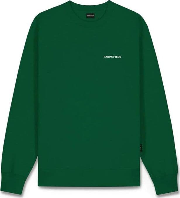 Felpa Baron Filou cli organic crew green in Felpe senza cappuccio Glad Store - Genova, commercioVirtuoso.it