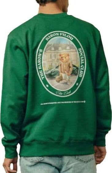 Felpa Baron Filou cli organic crew green - 4