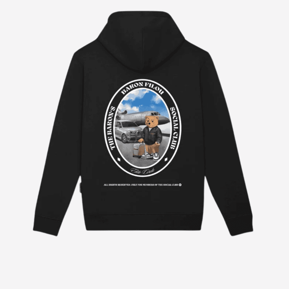 Felpa Baron Filou cli organic hoodie black - 3