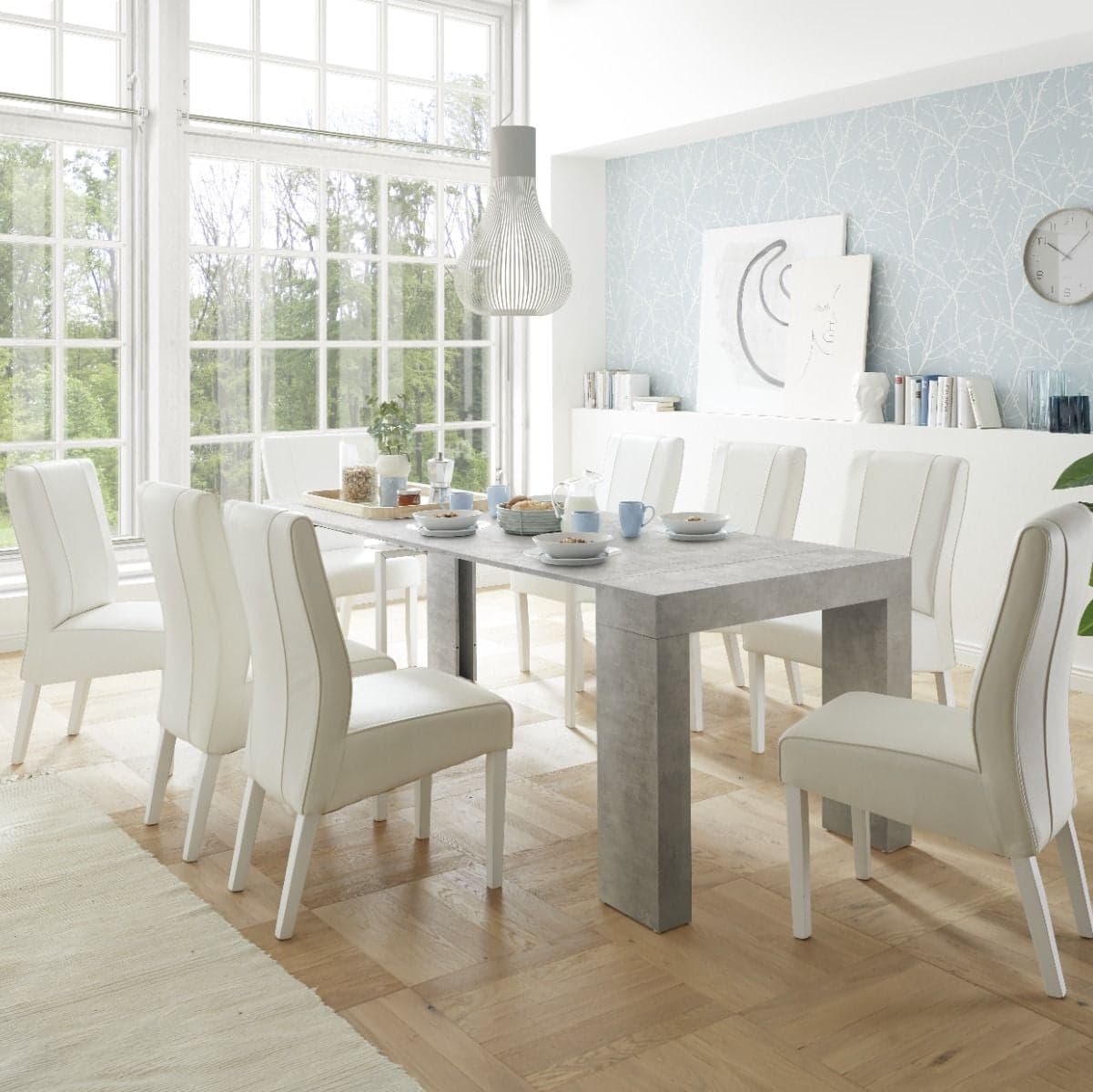 Consolle "Orion" con struttura in folding, design moderno, per arredo interno 46/291 x 90 x h 78 cm in Credenze Decor Space - Altamura, commercioVirtuoso.it